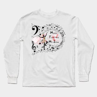 Music Touches My Soul Long Sleeve T-Shirt